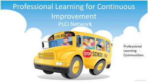 Professional Learning for Continuous Improvement