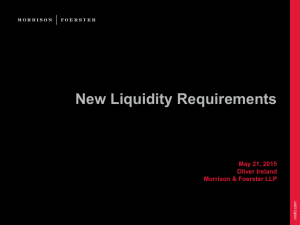 New LiquidityRequirements