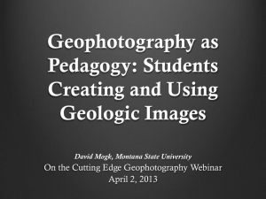 Geophotography as Pedagogy: Students Creating and Using