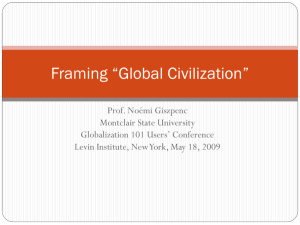 Framing “Global Civilization”