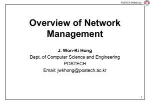 Overview of Network Management