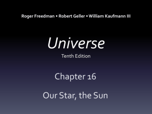 Our Star the Sun Chapter 16 PowerPoint