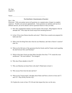 book 3 questionnaire