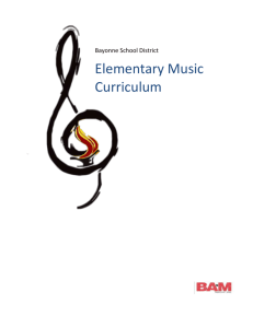 Music Curriculum Grades K-8 - Serge Puchinsky