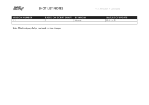 free shot list template for word from here