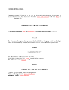 AGREEMENT SAMPLE: Pursuant to Article 33.3 and 86 of the Law