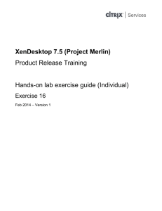 XenDesktop 5 Advanced Architecture