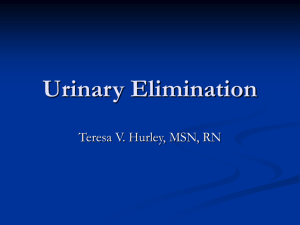 Urinary Elimination