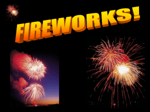 Fireworks - Primary Resources