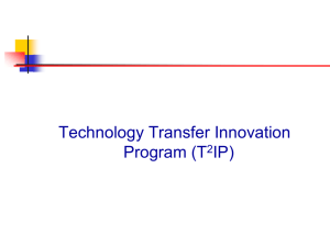 Why is Technology Transfer