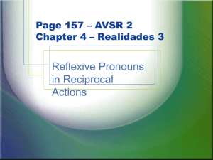 Page 157 – AVSR 2 Chapter 4 – Realidades 3