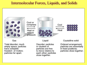 intermolecular attractions