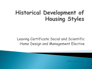 Housing - historical perspective
