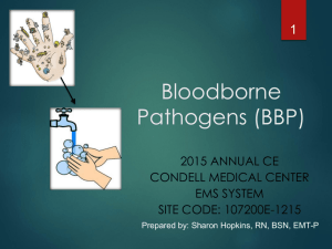 Bloodborne Pathogens - Advocate Health Care