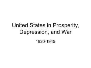 United States in Prosperity, Depression, and War
