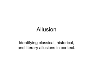 Allusion