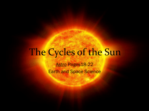 The Cycles of the Sun