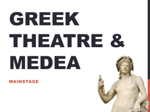 Ancient Greek Theatre & Medea Powerpoint