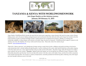 TANZANIA & KENYA WITH WORLDWOMENWORK