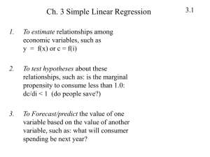 Ch. 3 Simple Linear Regression