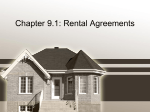 Rental Properties PowerPoint Notes