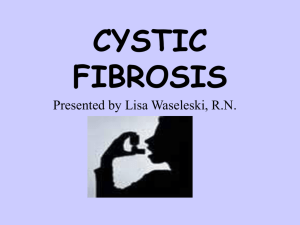 Cystic Fibrosis - Ravenwood-PA