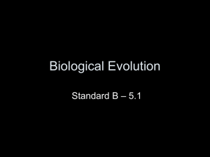 Biological Evolution
