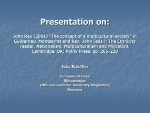 Presentation on: John Rex