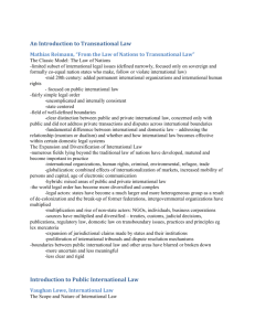 An Introduction to Transnational Law