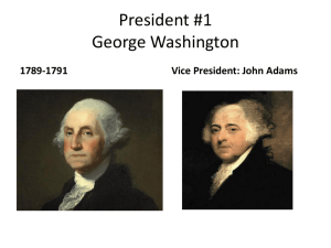 Notes on Presidents 1-5