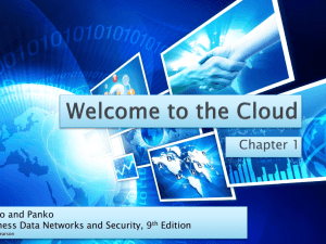 Welcome to the Cloud - Computer Graphics Home