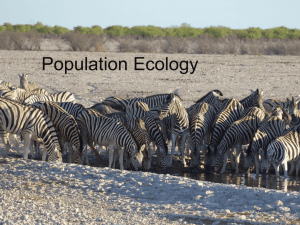 Ch. 53 on population Ecology
