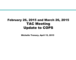 04. TAC Update to COPS 041515
