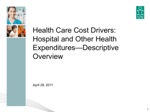Hospital Expenditure Cost Drivers