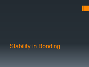 Stability in Bonding