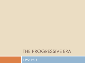 Progressive Era PPT