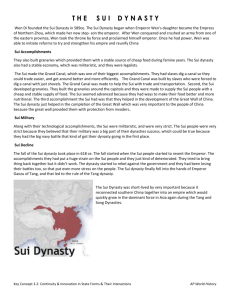 Sui Dynasty
