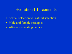 Sexual selection