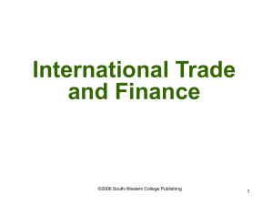 What is the balance of trade?