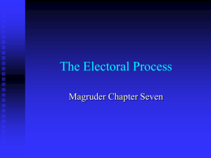 The Electoral Process - Scott County Public Schools