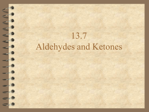 aldehyde ketone
