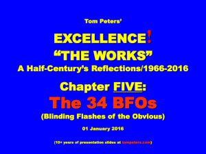34 BFOs/Blinding Flashes of the Obvious