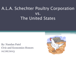 A.L.A Schechter Poultry Corporation vs. The United States