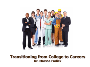 Transitioning from College to Careers