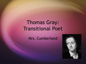 Thomas Grey - Cumberlandbritishliterature
