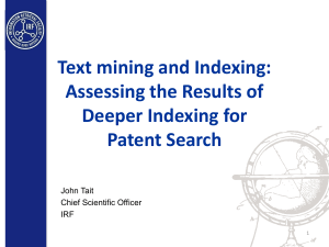 Text mining and Indexing
