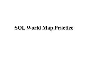 SOL World Map Practice