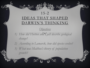 15-2 Ideas that shaped darwin*s thinking