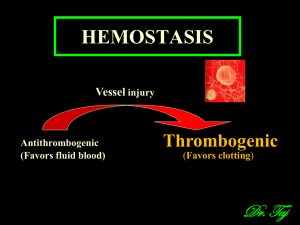 Hemostasis -(L5