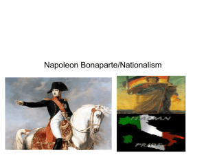 Napoleon Bonaparte/Nationalism